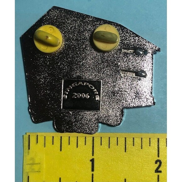 Singapore, 2006 Odyssey Of The Mind OM OotM  Pink House with Sliding Window Pin - Picture 3 of 3